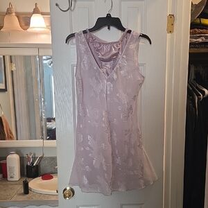 Elegant Lilac Floral Chemise